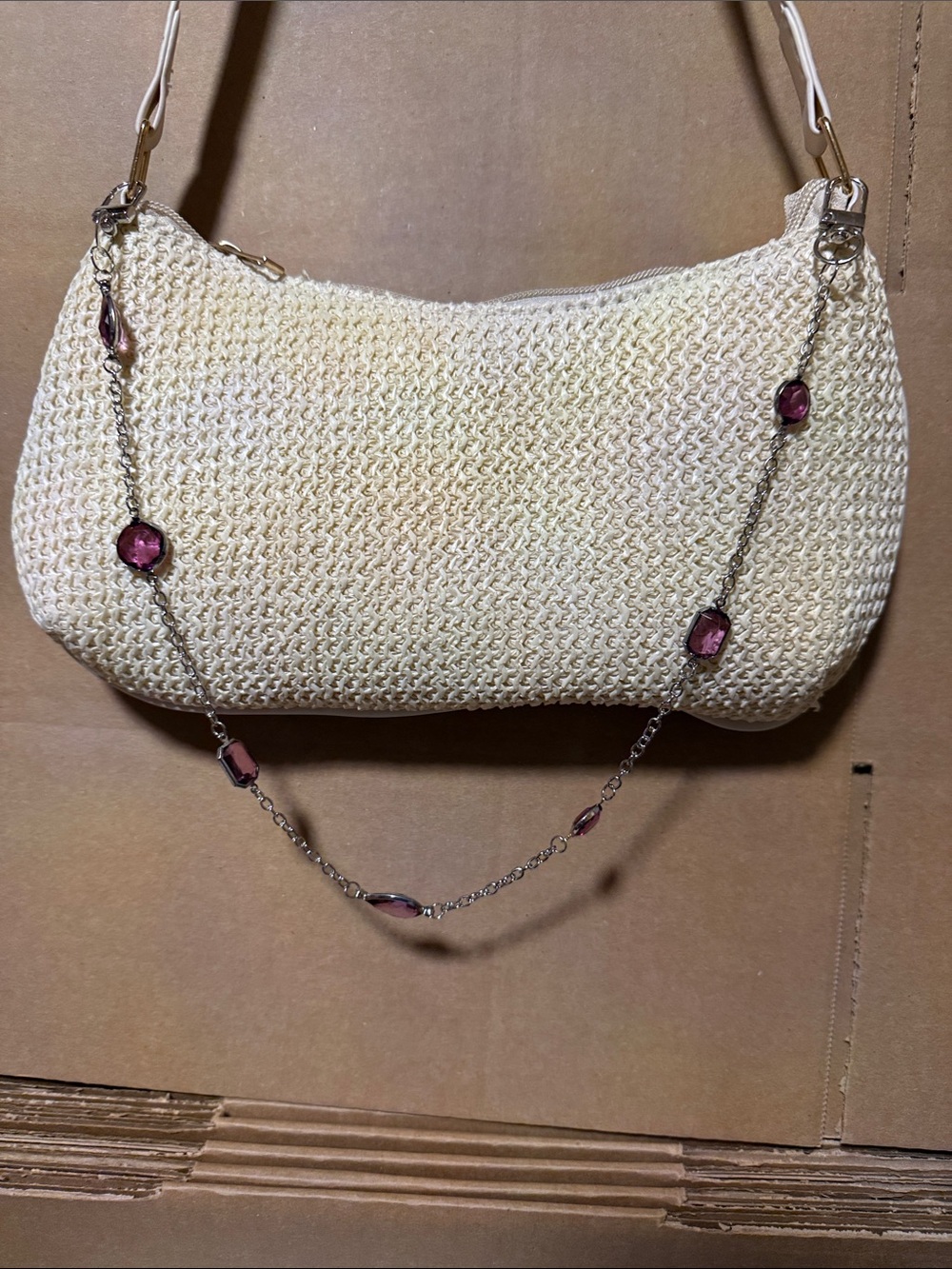 Purple Gem Chain Accent